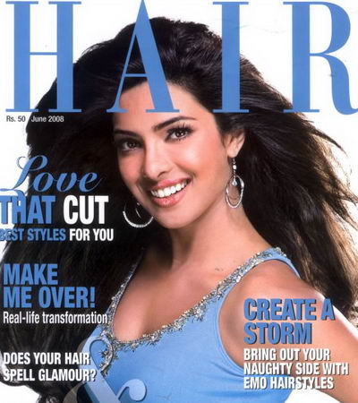 priyanka chopra hairstyle. Cover shot has Priyanka Chopra